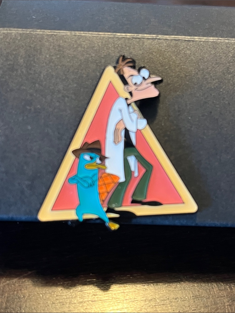 Phineas and Ferb Perry the Platypus & Dr. Doofenshmirtz Enamel Pin